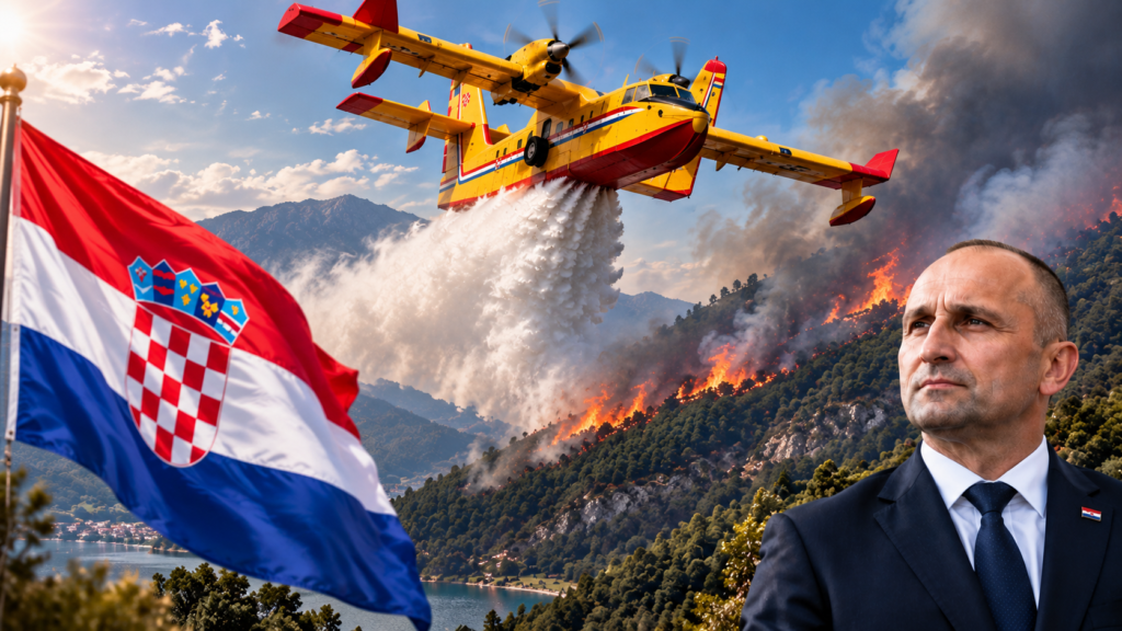 Hrvatska poslala dva Canadaira u pomoć BiH: Anušić donio naredbu za angažiranje hrvatskih protupožarnih snaga